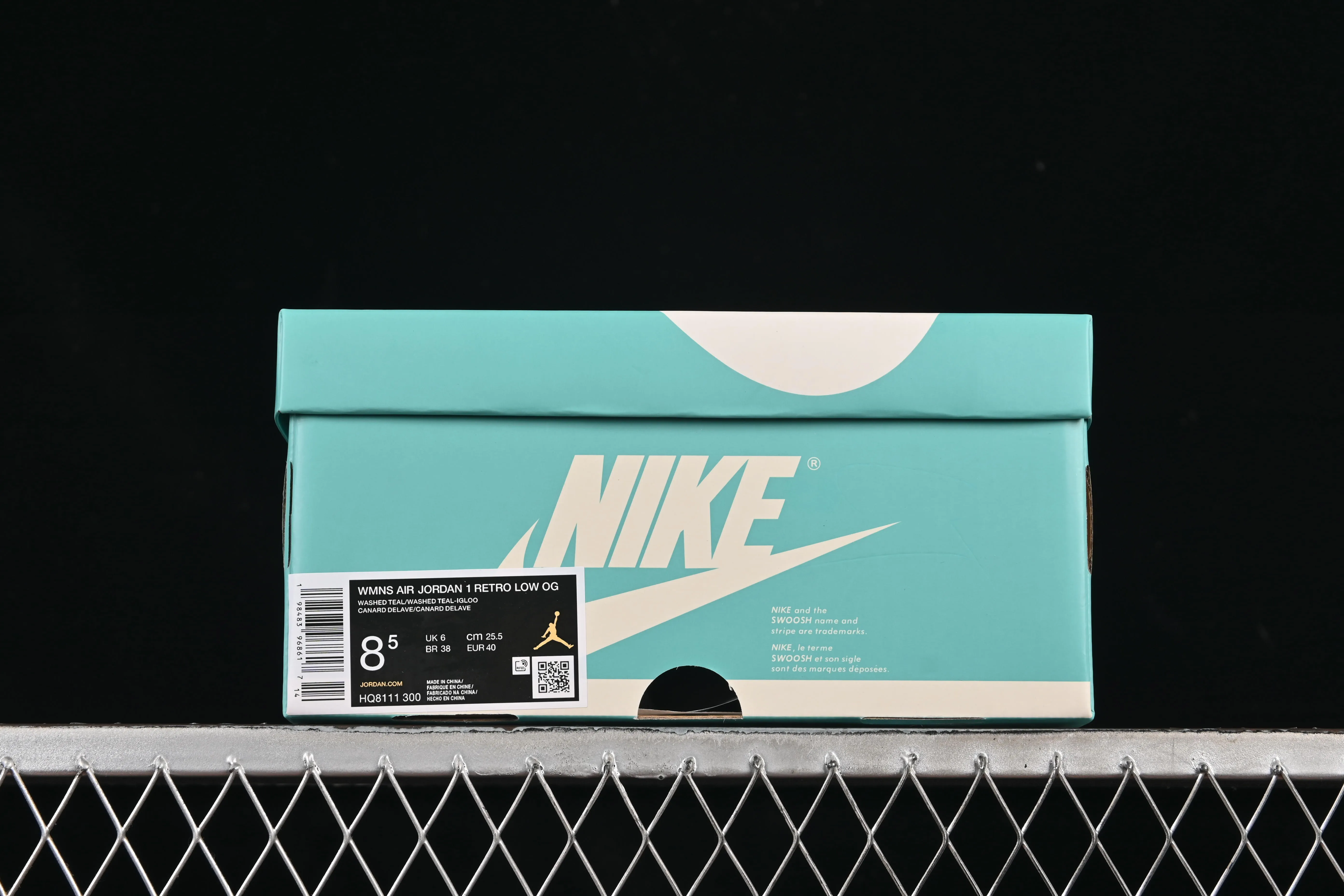 All categories Air Jordan Jordan series basketball shoes Air Jordan 1 Low Air Jordan 1 Low "Washed Teal" AJ1 Joe 1 washed celadon low-top cultural casual sneakers HQ8111-300
